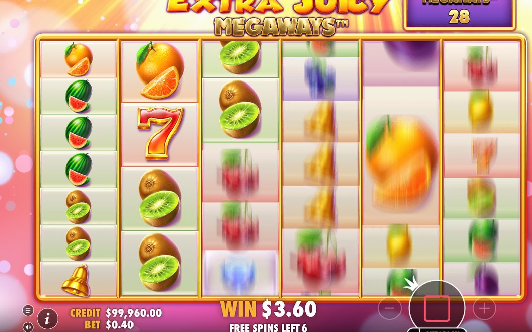 Free spins-läget som startar efter SCATTER-symboler