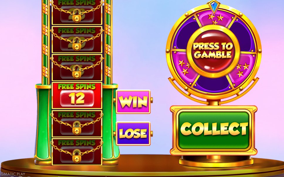 Tumble med MULTIPLIER-symboler kvar längst ner
