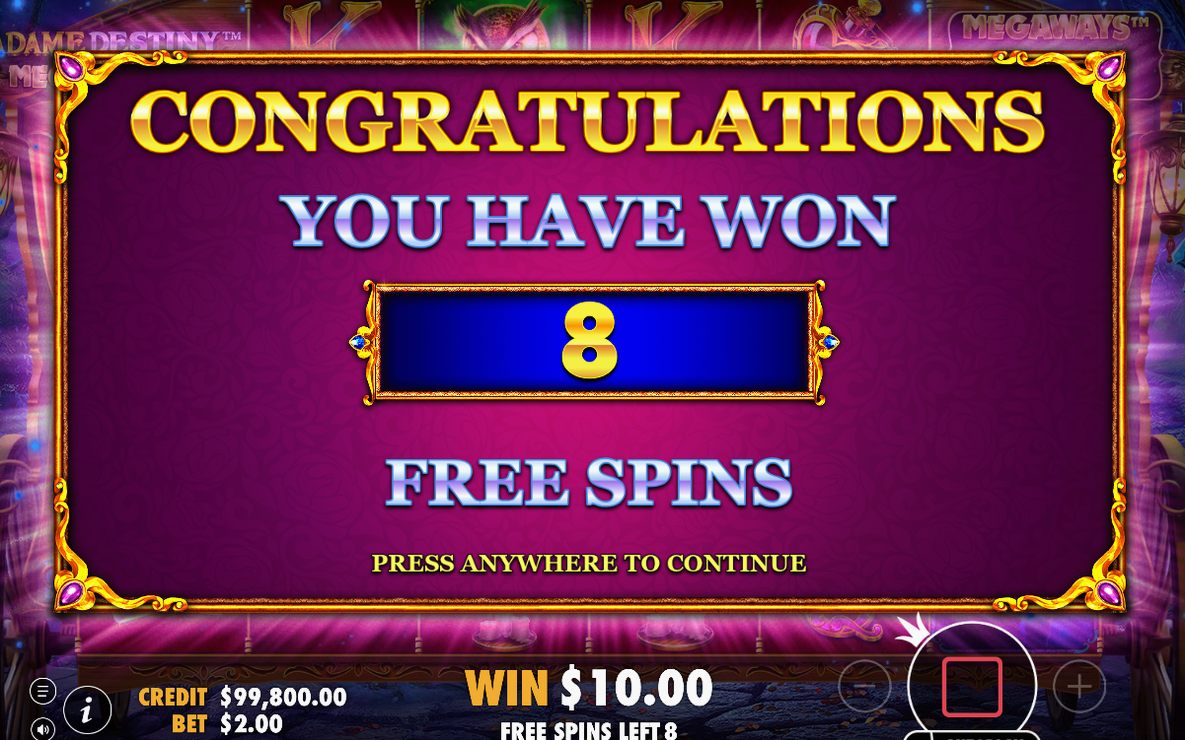 Wheel Bonus-hjulet som avgör antal spins och multiplikator